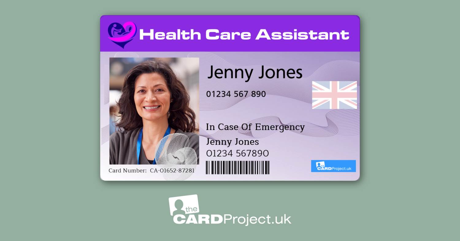 Health Care Assistant ID Card Premium (FRONT)